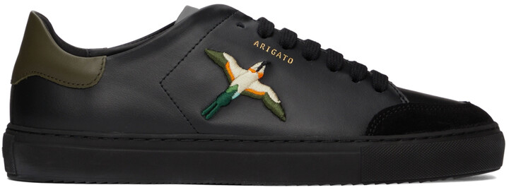 Axel Arigato Black & Khaki Clean 90 Triple Bee Bird Sneakers - ShopStyle