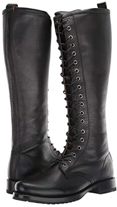 frye veronica combat white
