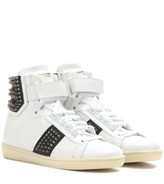 Thumbnail for your product : Saint Laurent Studded high-top sneakers