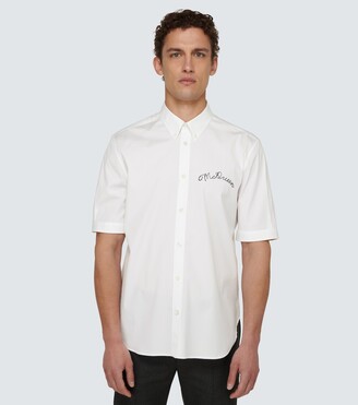 Alexander McQueen Script Brad Pitt shirt - ShopStyle