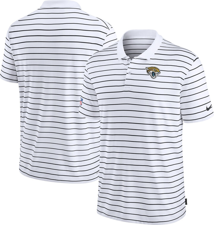 Men's Nike White Jacksonville Jaguars Sideline Lock Up Victory Performance Polo