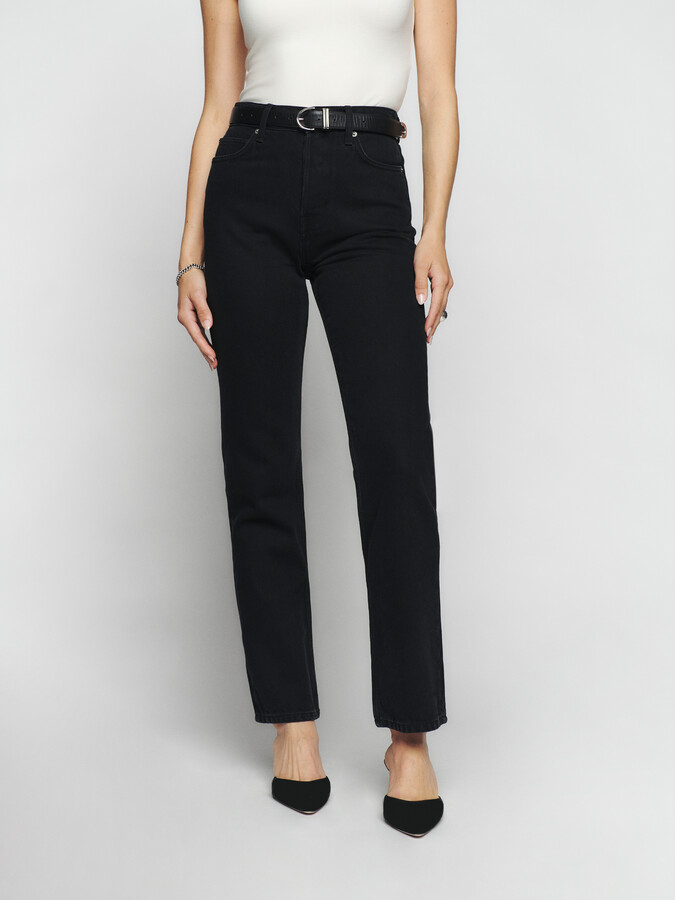 Reformation Cynthia High Rise Straight Jeans - ShopStyle