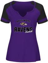 Majestic Ladies Offense Top - Baltimore Ravens Violet
