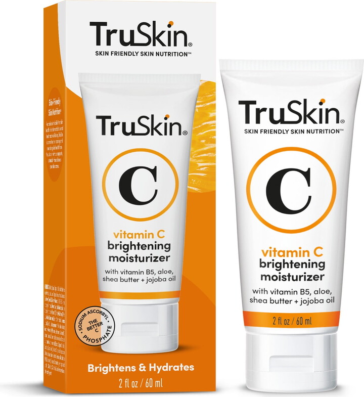 TruSkin Vitamin C Brightening Moisturizer For Face – With Vitamin C, Vitamin B5, Vitamin E, Jojoba Oil, Aloe Vera – Anti Aging, Wrinkle Cream, 2 fl oz