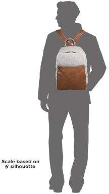 Brunello Cucinelli Wool & Leather Backpack