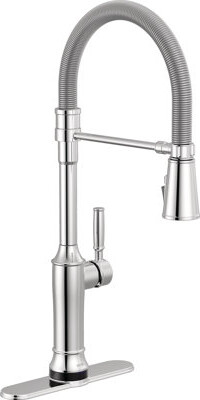 Delta Renaldi Touchless Pro Style Commercial Kitchen Faucet with Touch Technology