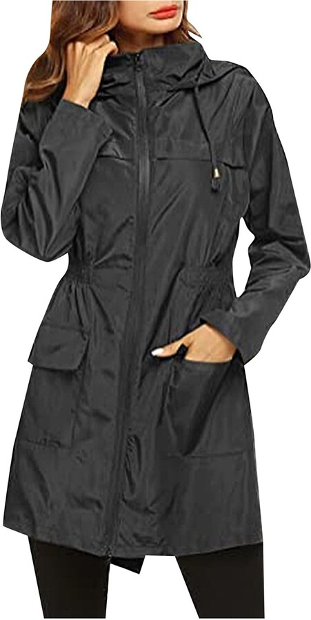 fitted womens raincoat
