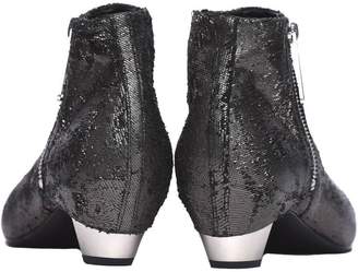 Vic Matié Pointed Toe Ankle Boots With Side Zip