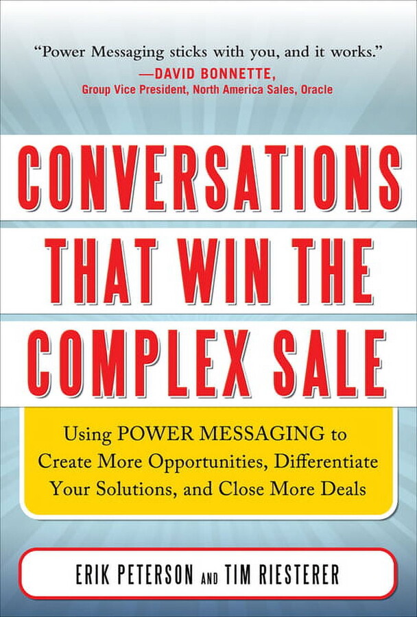 Conversations That Win the Complex Sale (Pb), (Paperback)