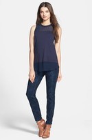 Thumbnail for your product : Vince Camuto Mixed Media Tank