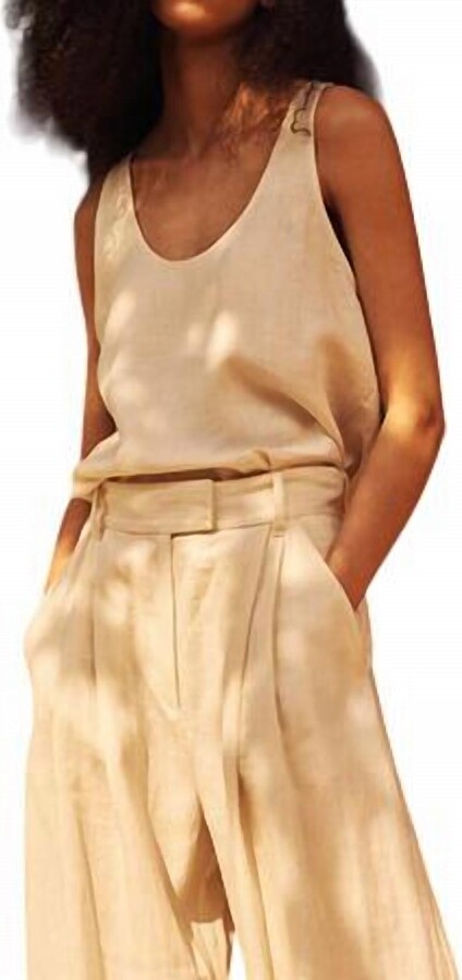 Three Graces Tina Top In Chalk