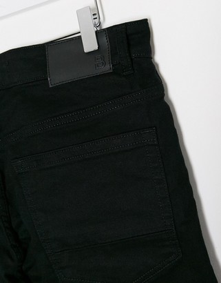 Burton Menswear Big & Tall super skinny jeans in black