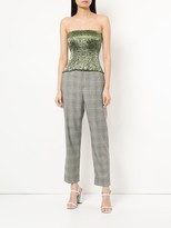 Thumbnail for your product : Georgia Alice high-rise Prince of Wales checked trousers