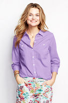 Thumbnail for your product : Lands' End Women's Petite Roll Sleeve Seersucker Shirt