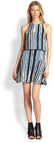 Thumbnail for your product : Parker Chelsea Striped Silk Dress
