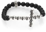 Thumbnail for your product : King Baby Studio Onyx Bead Bracelet