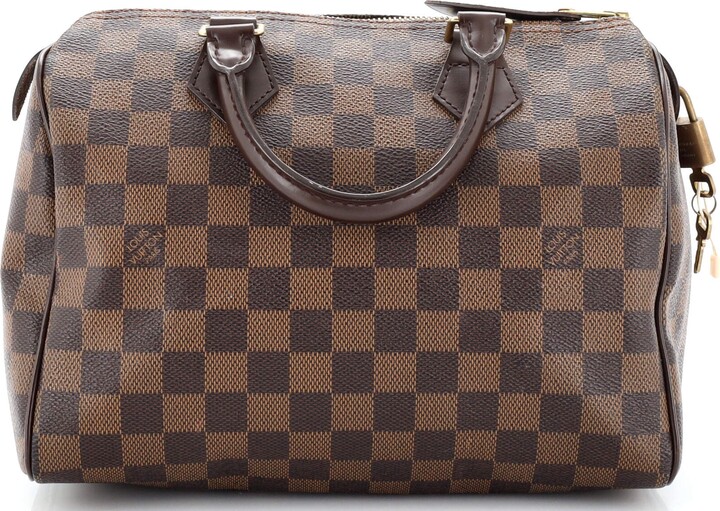 Pre-Owned Louis Vuitton Denim Speedy 25 Bag 211862/2