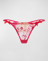 Thumbnail for your product : Agent Provocateur Zuri Low-Rise Lace Thong