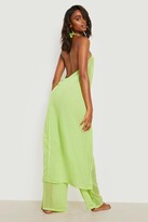 Thumbnail for your product : boohoo O-ring Top & Trouser Beach Co-ord