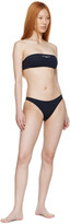 Thumbnail for your product : Stella McCartney Black Nylon Bikini Top