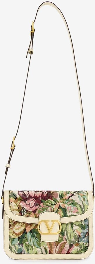 Valentino 9TO5 Voyage Imaginaire Jacquard Shoulder Bag