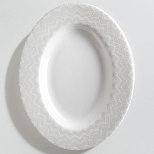 Missoni Zig Zag Pickle Dish in White