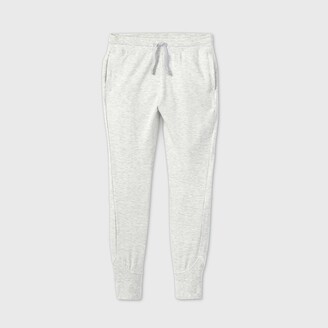 Girls' Cozy Lightweight Fleece Jogger Pants - All in Motion™ Gray