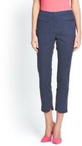Thumbnail for your product : Savoir Cropped Polka Dot Trousers