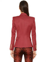 Thumbnail for your product : Balmain Double Breasted Cool Wool Jacket