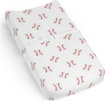 Sweet Jojo Designs Baseball Patch Changing Pad Cover Sheet