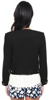 Thumbnail for your product : Juicy Couture Pitch Black Ponte Moto Jacket