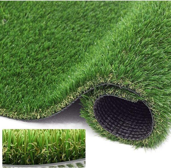 PetgrowArtificialGrassRug4FTx13FT,RealisticIndoorOutdoorGardenLawnLandscapePatioSyntheticTurfMat-ThickFakeFauxGrass