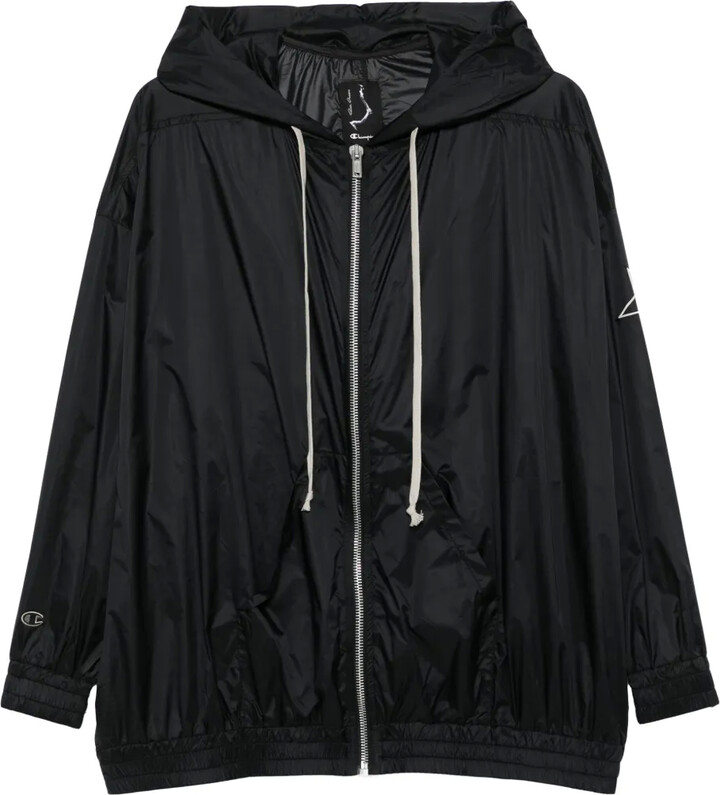 RICK OWENS X CHAMPION Logo-Patch Jacket