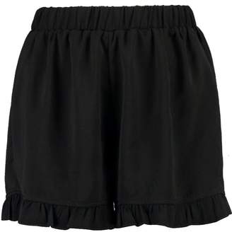 boohoo Basic Ruffle Hem Woven Shorts