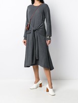 Thumbnail for your product : J.W.Anderson Tie Front Merino Knitted Dress