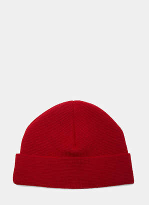 Ami Wool Knit Beanie in Red
