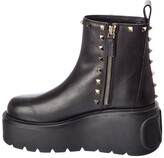 Thumbnail for your product : Valentino Uniqueform 85 Leather Bootie