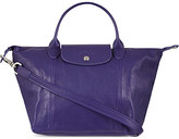 Thumbnail for your product : Longchamp Le Pliage Cuir handbag in amethyst