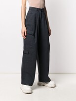 Thumbnail for your product : Raeburn Laundered organic cotton cargo trousers