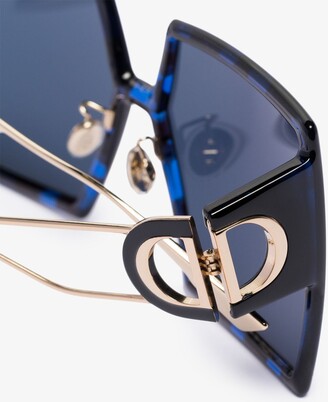 Dior Sunglasses Blue 30Montaigne Square Sunglasses