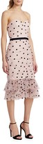 Thumbnail for your product : Marchesa Notte Strapless Polka Dot Dress