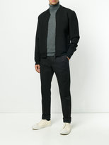 Thumbnail for your product : Calvin Klein logo embroidered bomber jacket