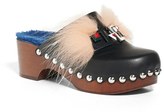 Thumbnail for your product : Fendi Women's Faces Genuine Fox Fur & Shearling Clog