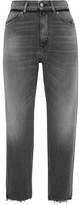 Thumbnail for your product : Golden Goose Deluxe Brand 31853 Komo Cropped High-rise Straight-leg Jeans - Gray