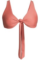 Thumbnail for your product : PQ x Vale Genta Drew Reversible Knot Bikini Top