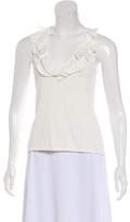 Thumbnail for your product : Cinq à Sept Sleeveless Ruffled Top