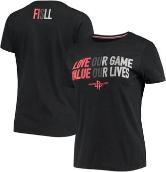 FISLL Men's Black Houston Rockets Social Justice Team T-shirt