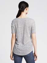 Thumbnail for your product : Banana Republic Striped Linen Vee