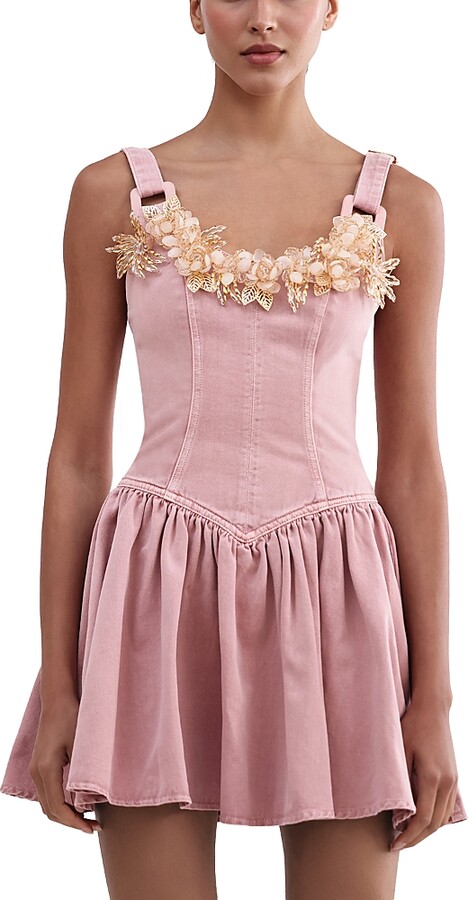 PatBO Denim Mini Dress