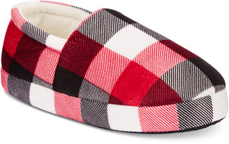 Family Pajamas Boys' or Girls' Buffalo Plaid Slippers, Only at Macy's